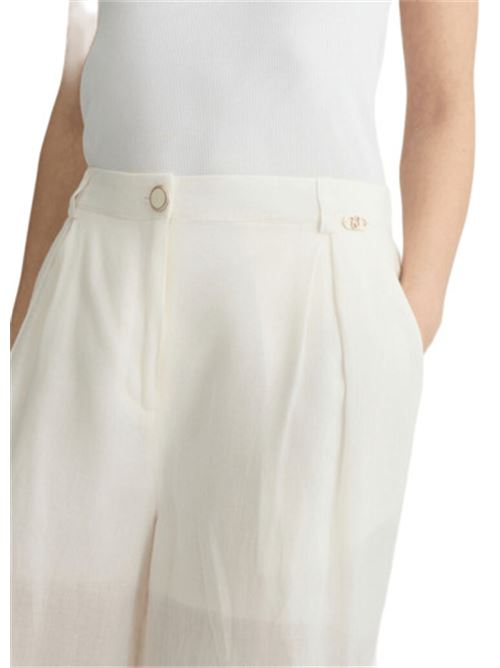 pantalone donna palazzo bianco LIU JO | WA5484-T686210701